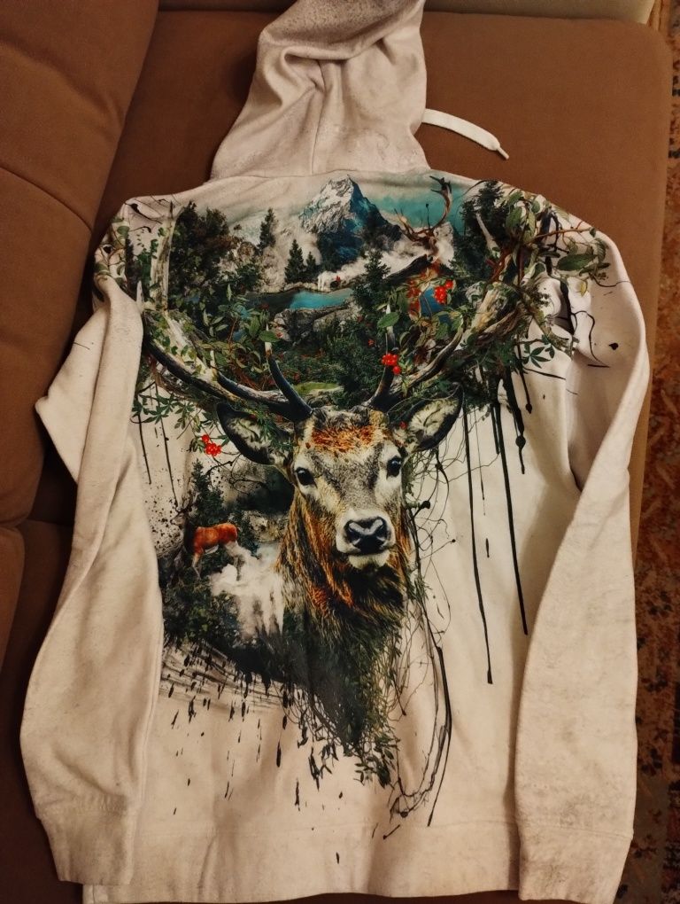 Bluza z kapturem typu kangur rozm. xs