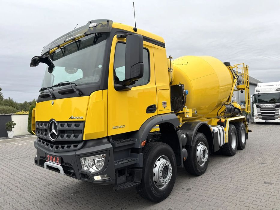 Mercedes-Benz AROCS 3240 8x4 BETONOMIESZARKA STETTER SCHWING , DMC 34000 KG, 2016 ROK, IDEAŁ  Mercedes-Benz Arocs 3240 8x4 betonomieszarka StetteSchwing 9m DMC 34T