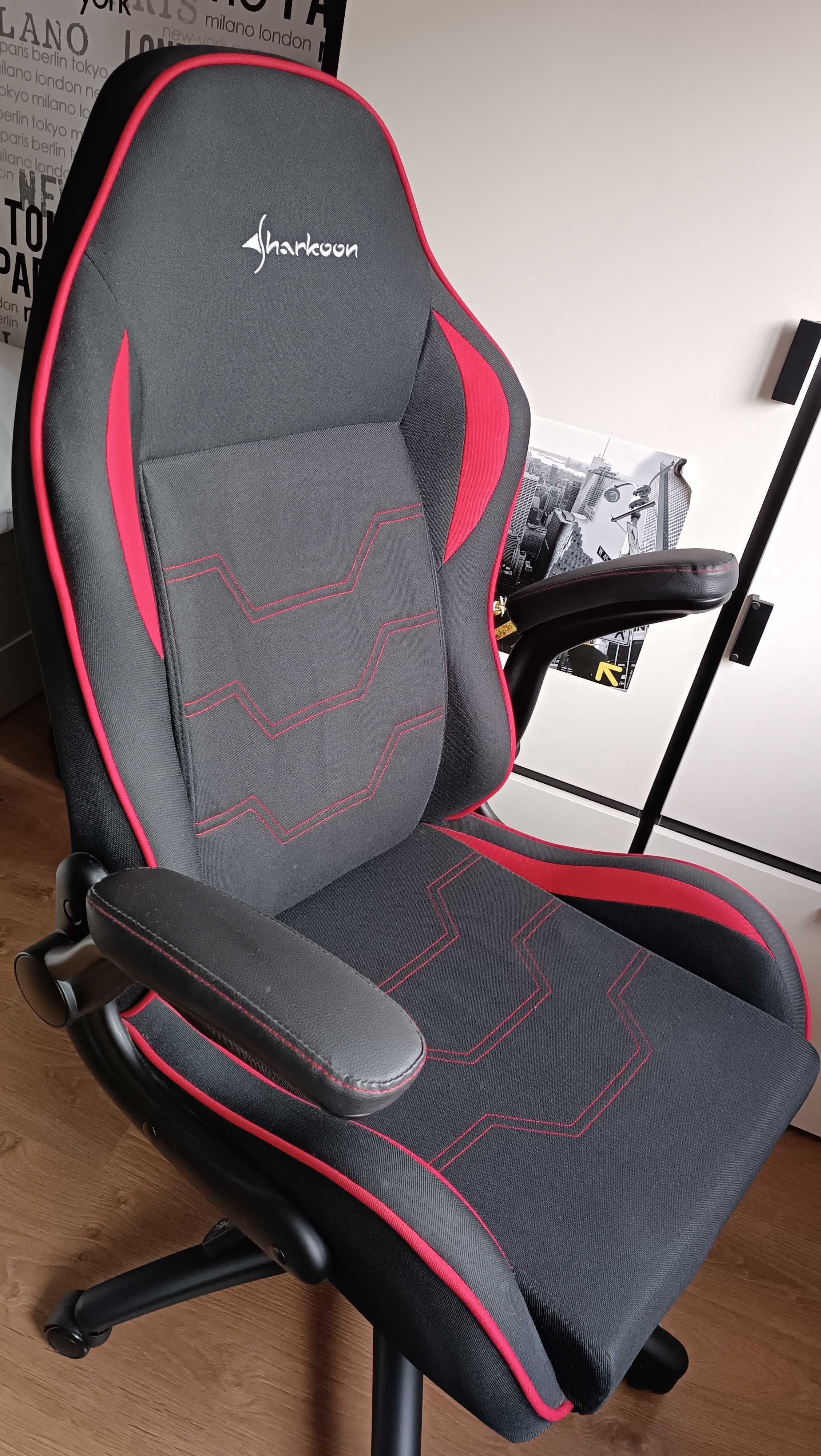 Cadeira Gaming Sharkoon Elbrus 1 Preto/Vermelho 160G