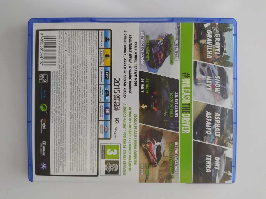 WRC 5 PS4 Angielska wersja gry