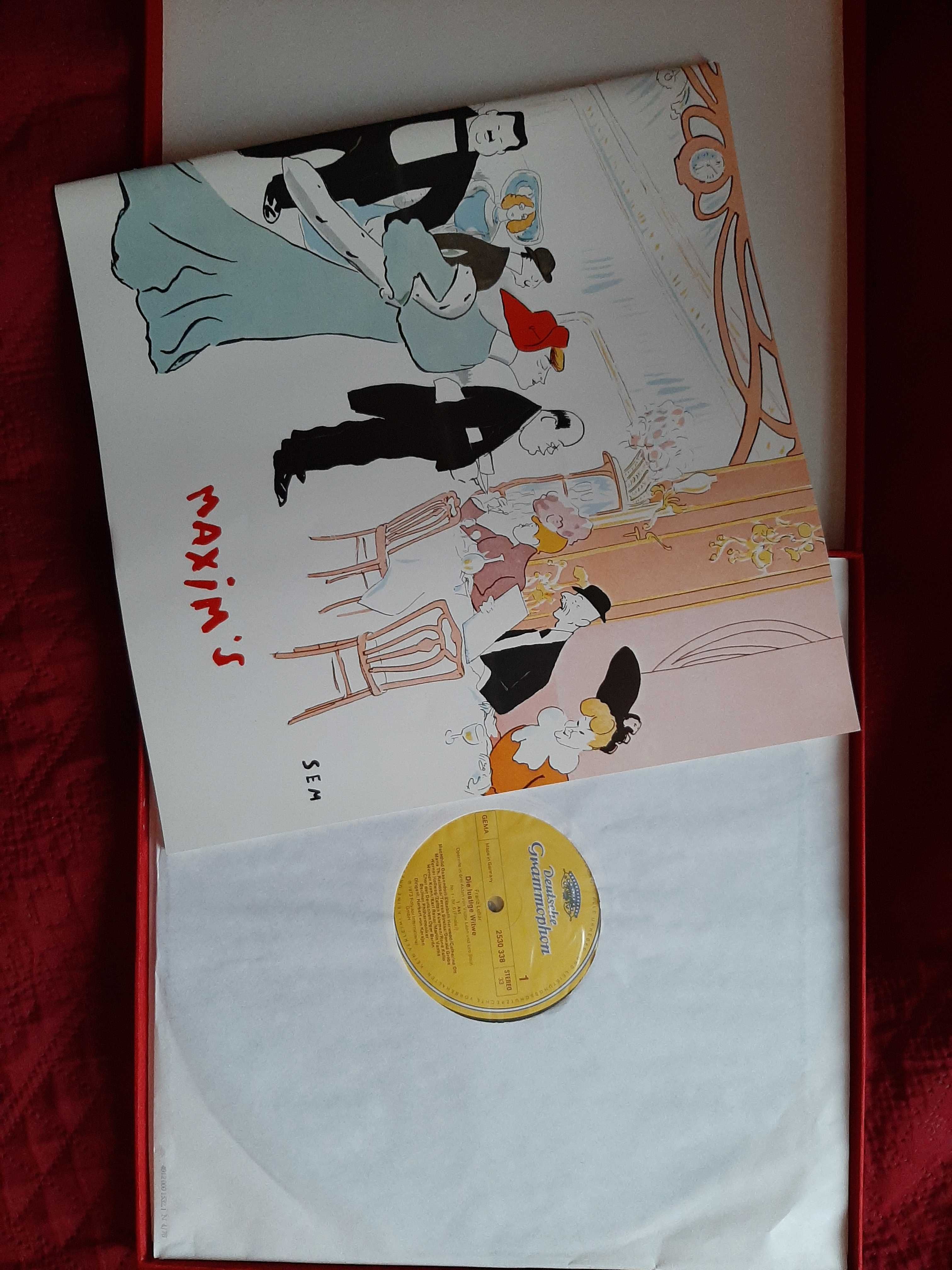 Franz Lehár, Die lustige Witwe, H. von Karajan, Berliner Philh. 2 LP