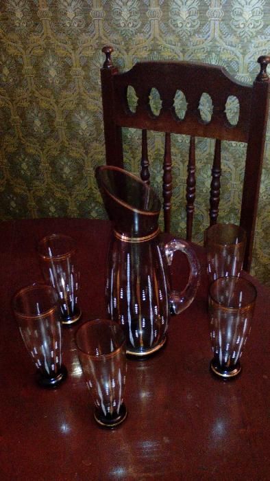 Conjunto Caneca + Copos Vintage