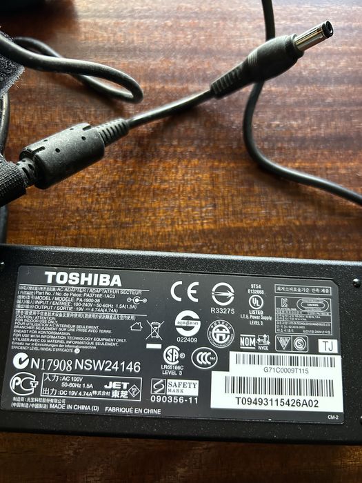 Carregador Portátil Toshiba