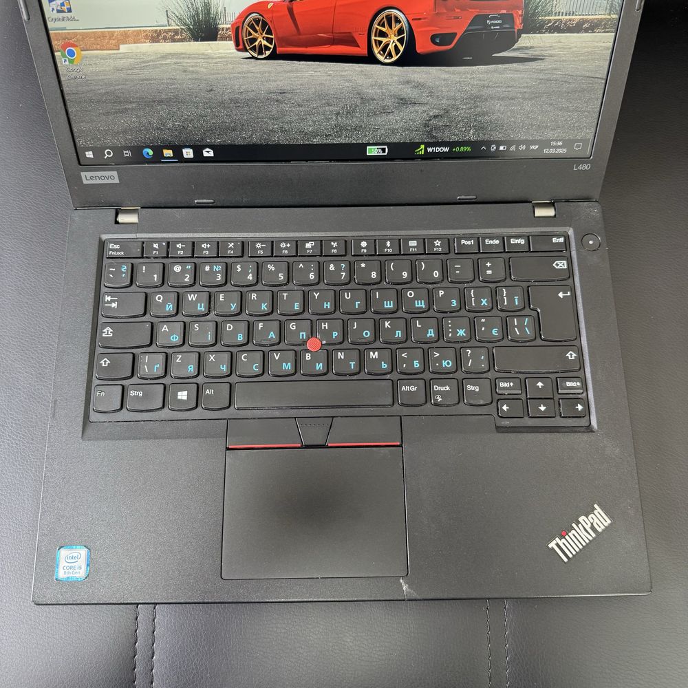 Ноутбук Lenovo ThinkPad L480 (14” FHD/i5-8250U/8Gb/256SSD/86% - бат.)