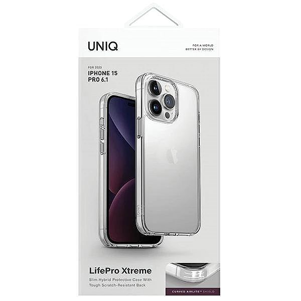Etui UNIQ LifePro Xtreme Magclick Charging do iPhone 15 Pro - przezroc