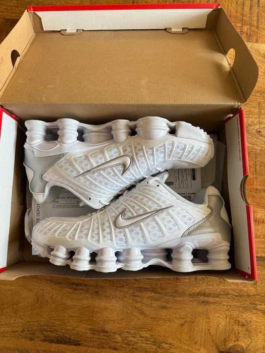 "Trampki" Nike_Shox_TL_White_R.43