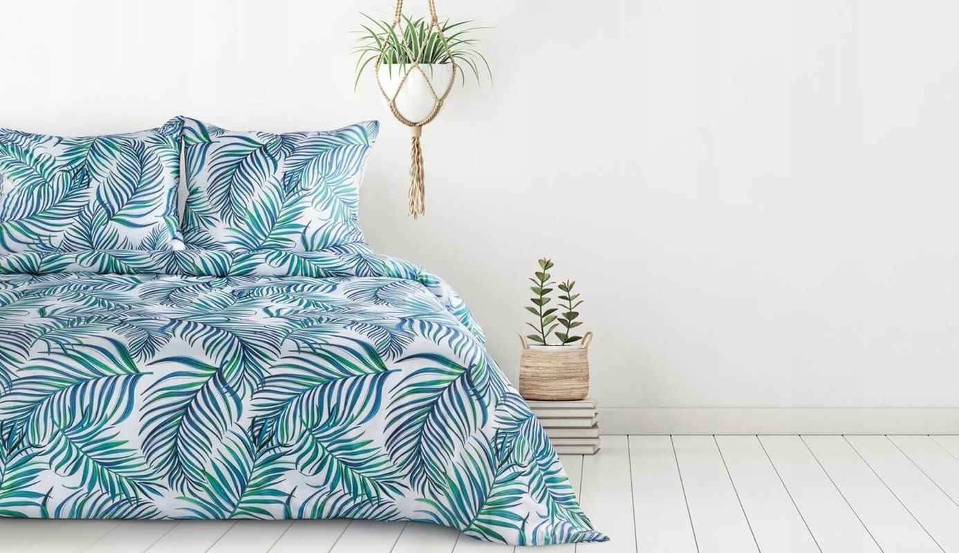 Pościel 220x200/3cz Design91 Mikrowłókno Palms 02