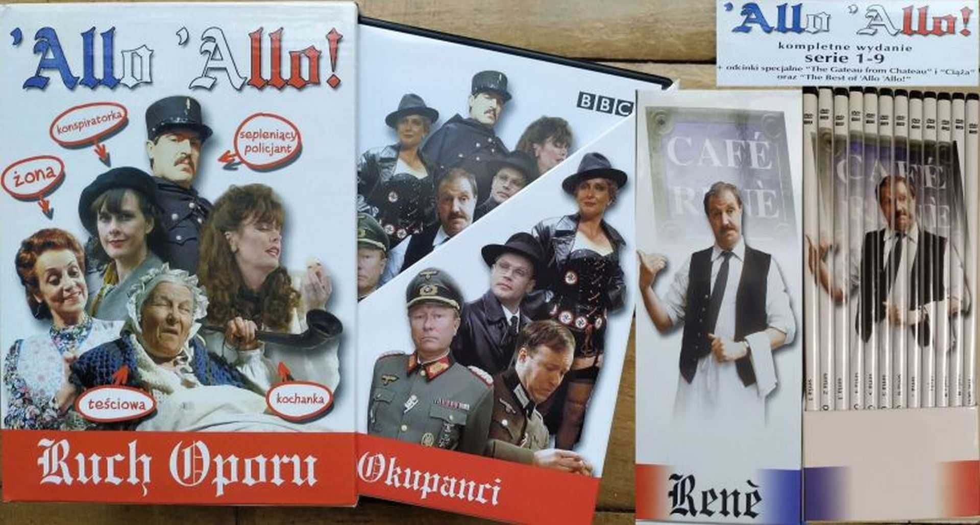 ALLO ALLO serial BBC –  kolekcja 12 filmów