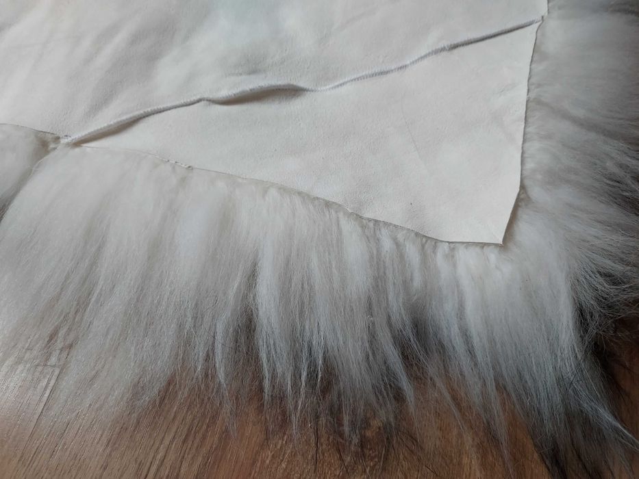 Podkładka na Krzesło Poduszka ze Skóry Owczej  100% Naturalna Skóra