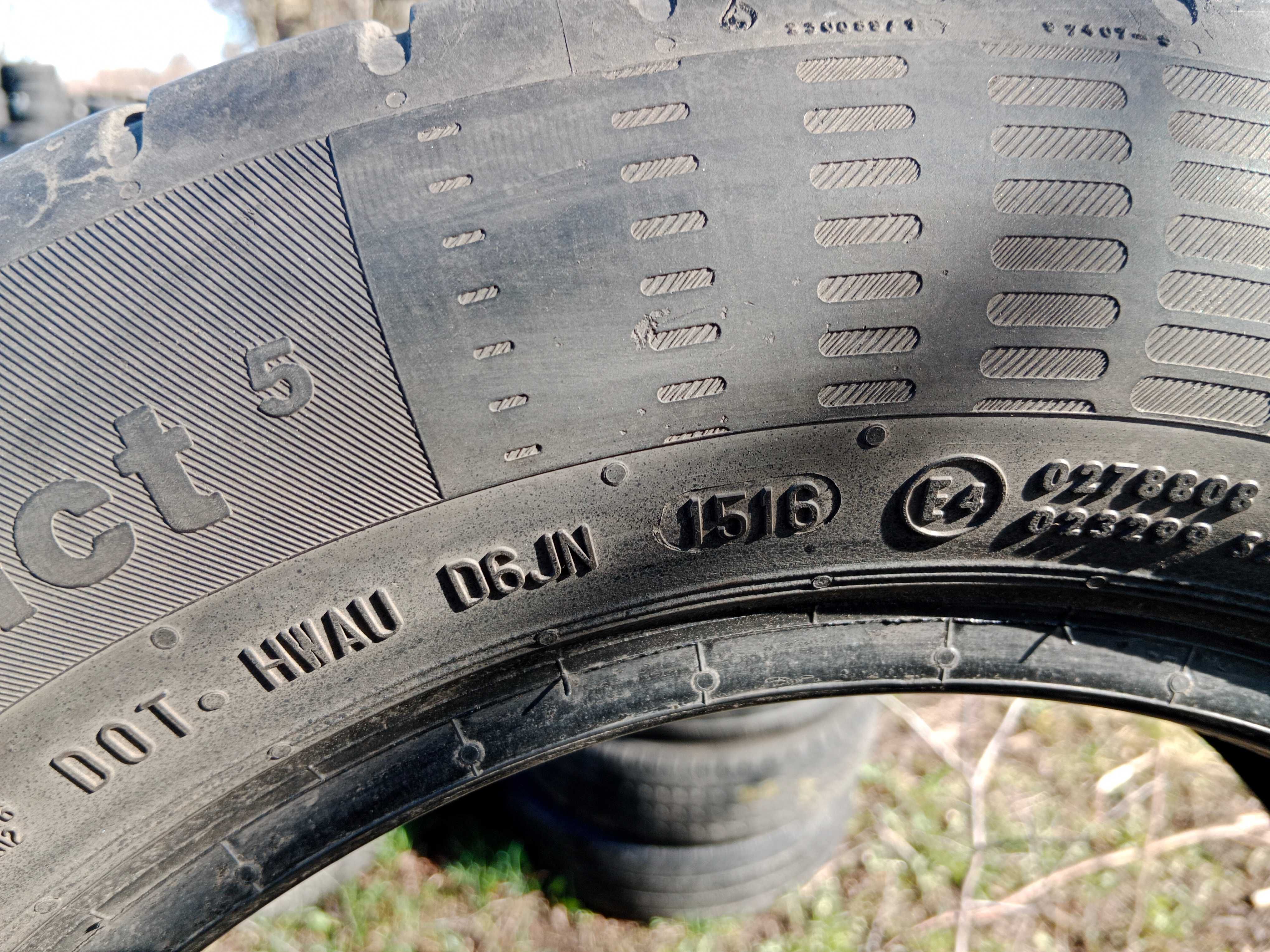 Opona używana letnia 165/70R14 Continental ContiEcoContact 5 1szt.