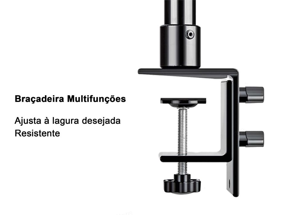 Suporte de mesa para fotografia e vídeo