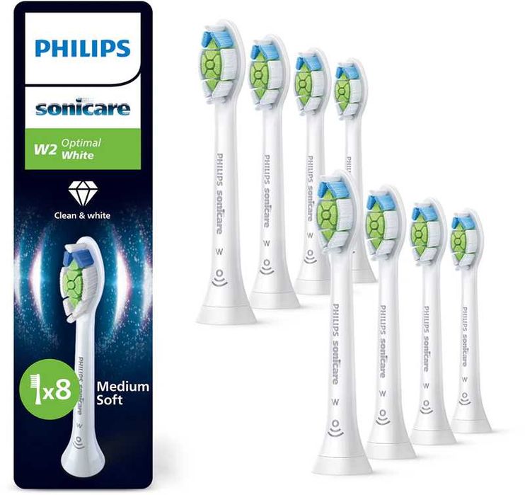 Końcówki końcówka do szczoteczki Philips Sonicare W2 Optimal White 8sz