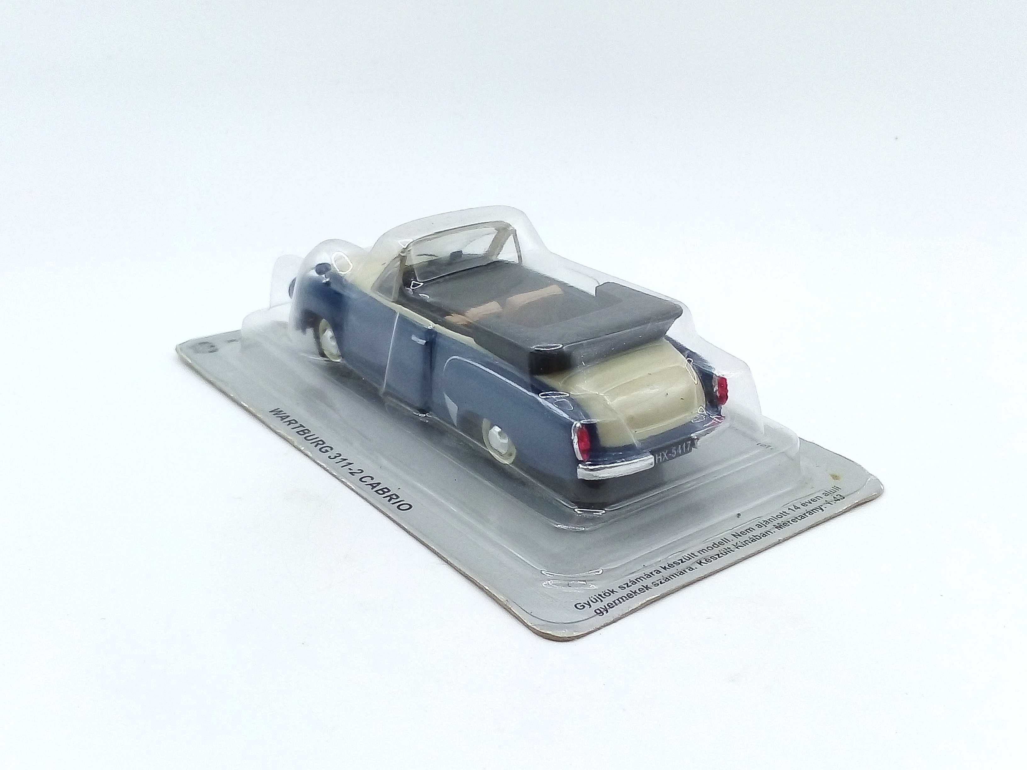 Wartburg 311 Cabrio - skala 1:43 - DeAgostini Kultowe Auta PRL