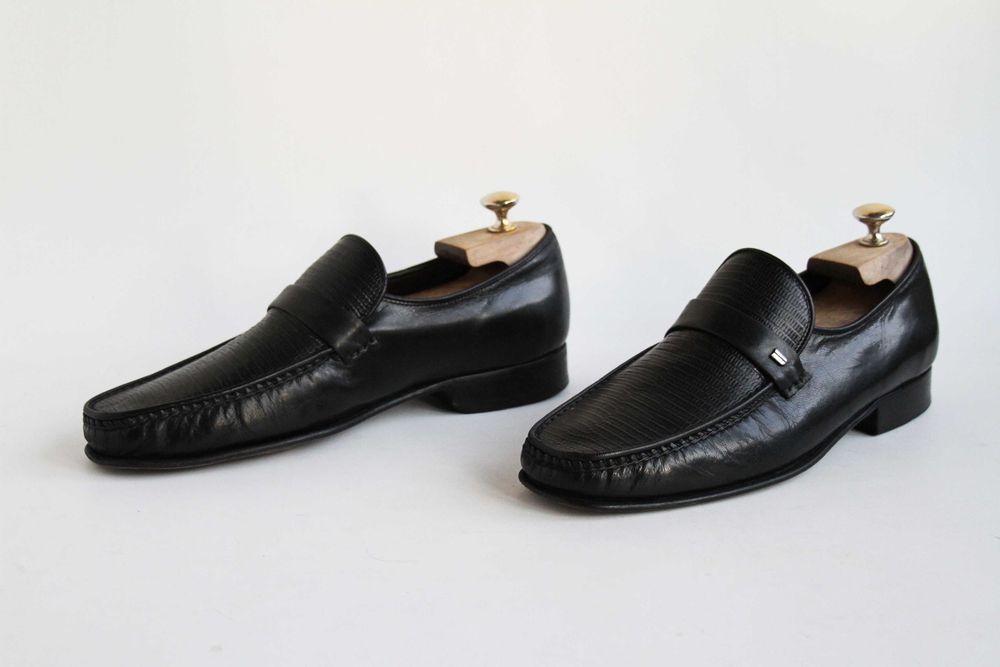 кожаные пенни лоферы туфли Marks & Spencer размер 42-43