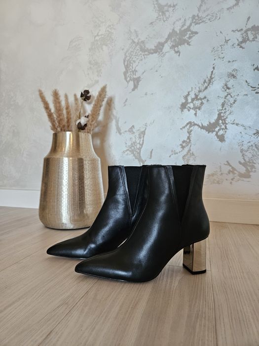 Ботильйони Zara шкіряні