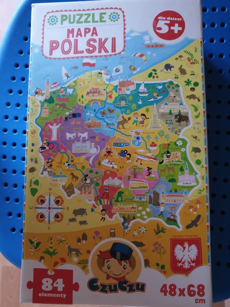 Puzzle mapa Polski