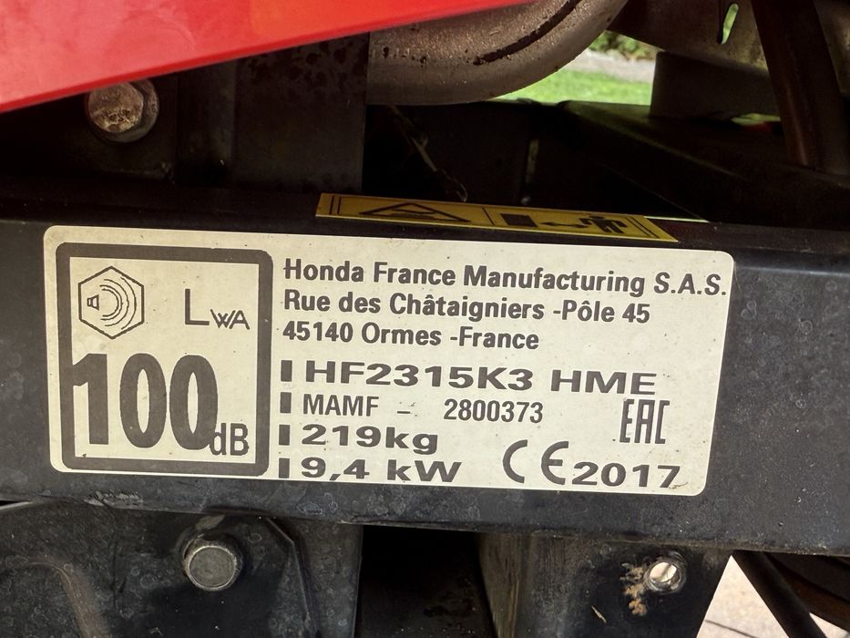 Traktorek kosiarka Honda 2315 Hydro V-ka 17 rok