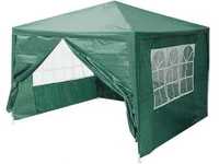 Павильон садовый палатка шатер 3х3 м 4 стенки зеленная высота 2,5 м