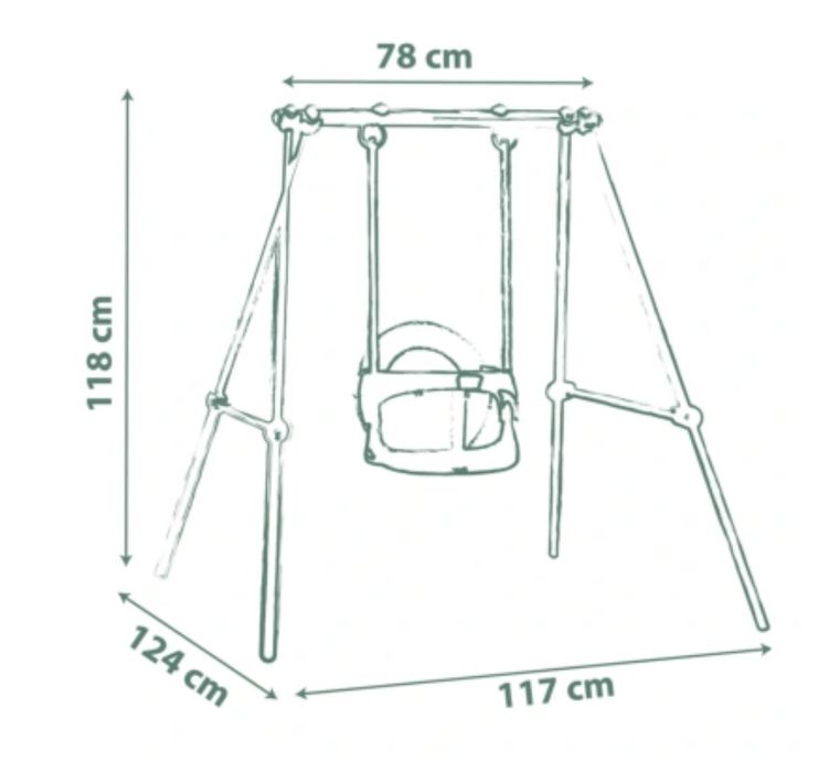 Дитяча гойдалка Smoby до 25 кг