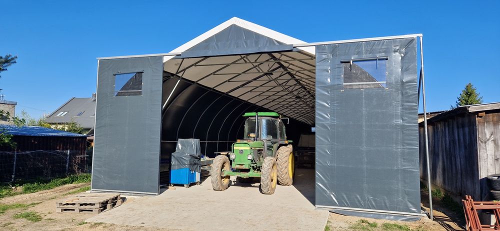 Hala łukowa 9x20x5m 180m2 DOSTĘPNA OD RĘKI na bele garaż wiata magazyn