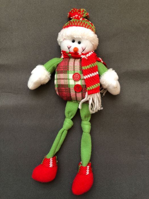 Сніговик декор новорічний різдвяний