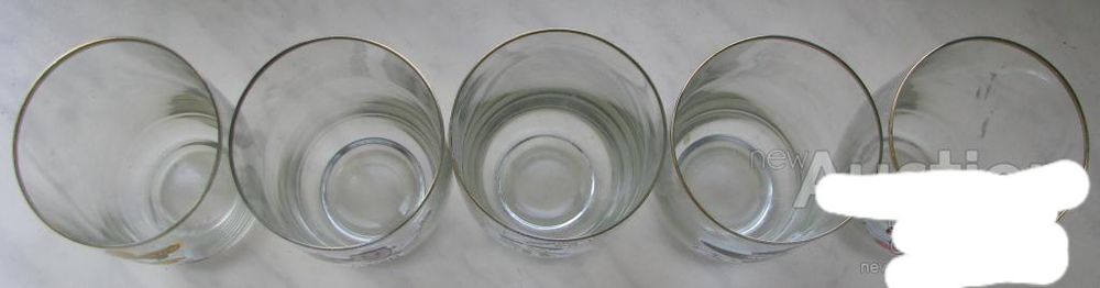 Набор бокалов стаканов Чемпионат мира по футболу 1970 , 1974 ,1978,198