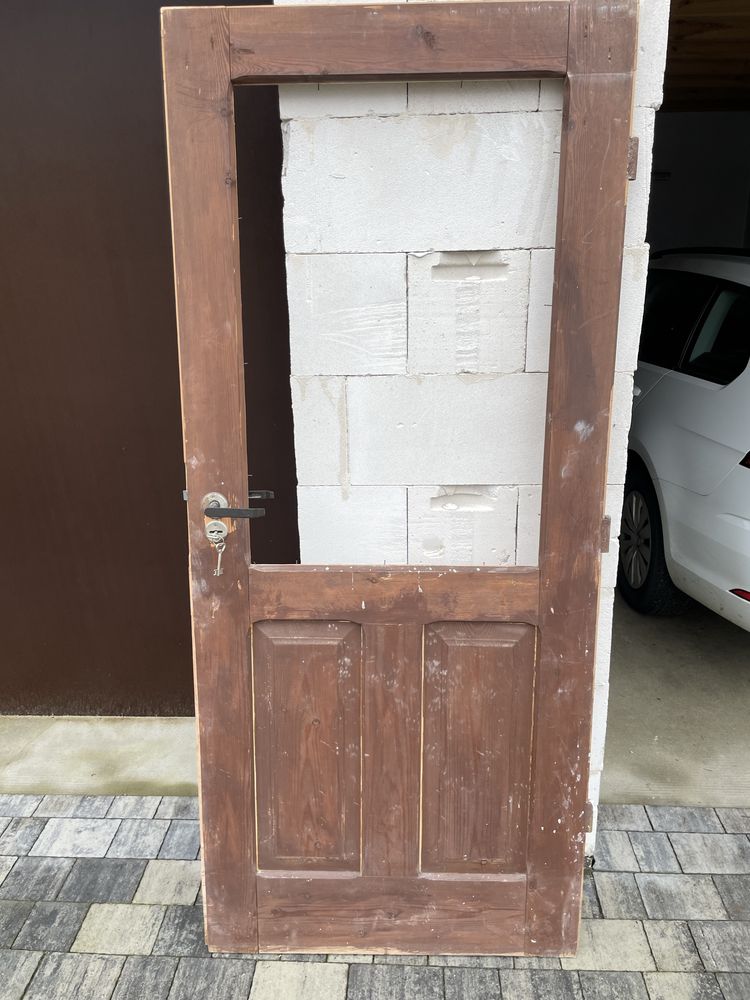 5 szt. Drzwi drewnianych starouzytecznych
