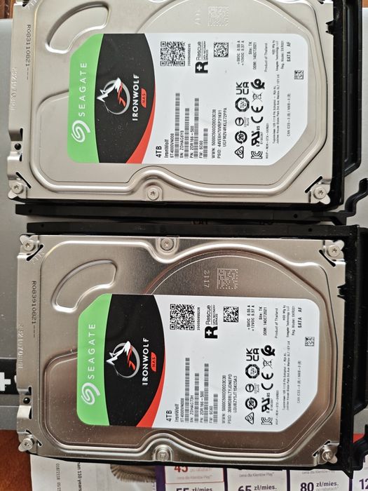 Serwer NAS Qnap TS-251D, 16gb ram, 8tb hdd (2x4tb), 256gb nvme
+ Nvme