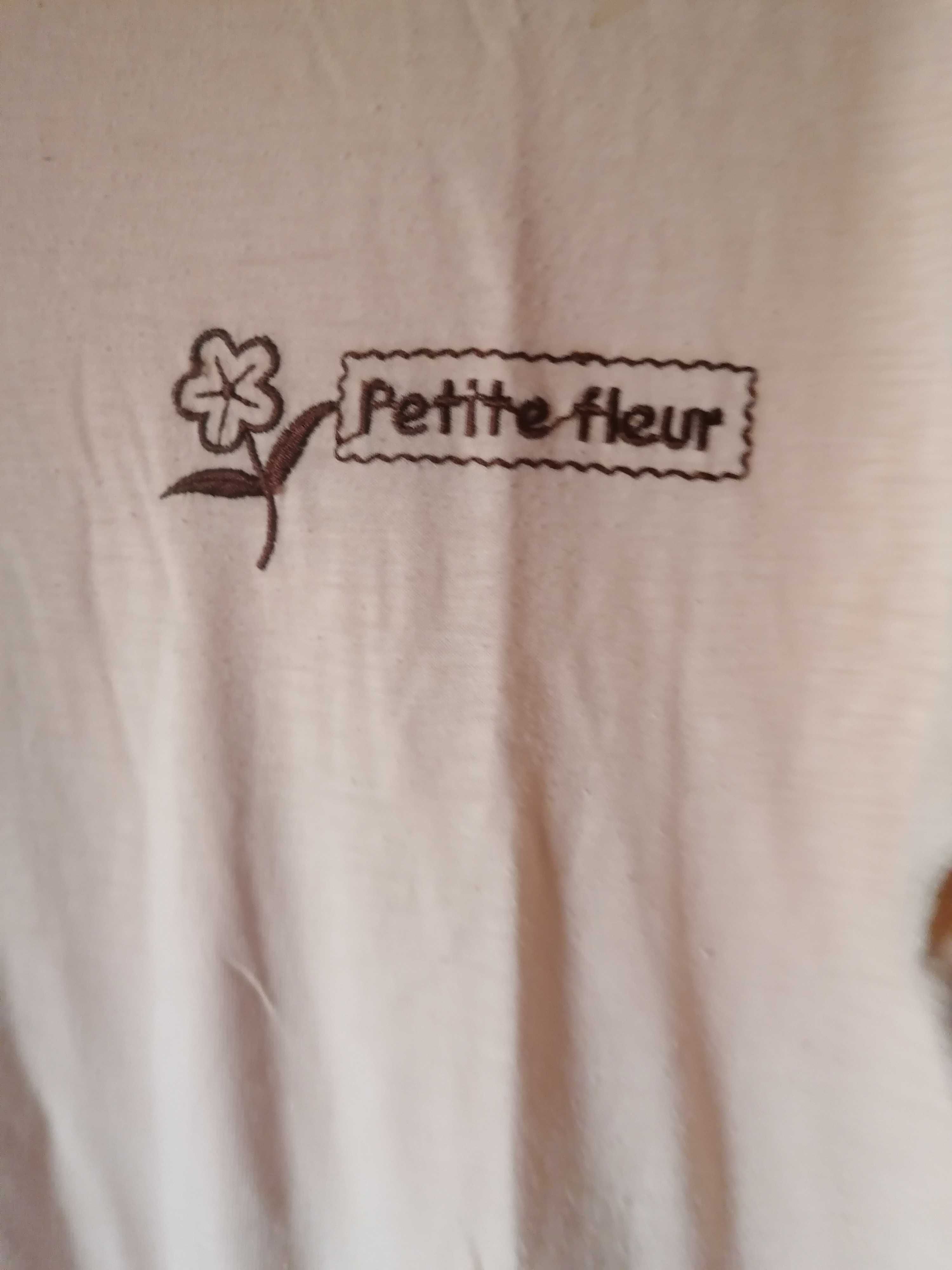 Długa koszula nocna z krótkim rękawem Petite Fleur S/M