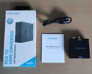 Conversor adaptador AV Rca para Hdmi - NOVO SELADO