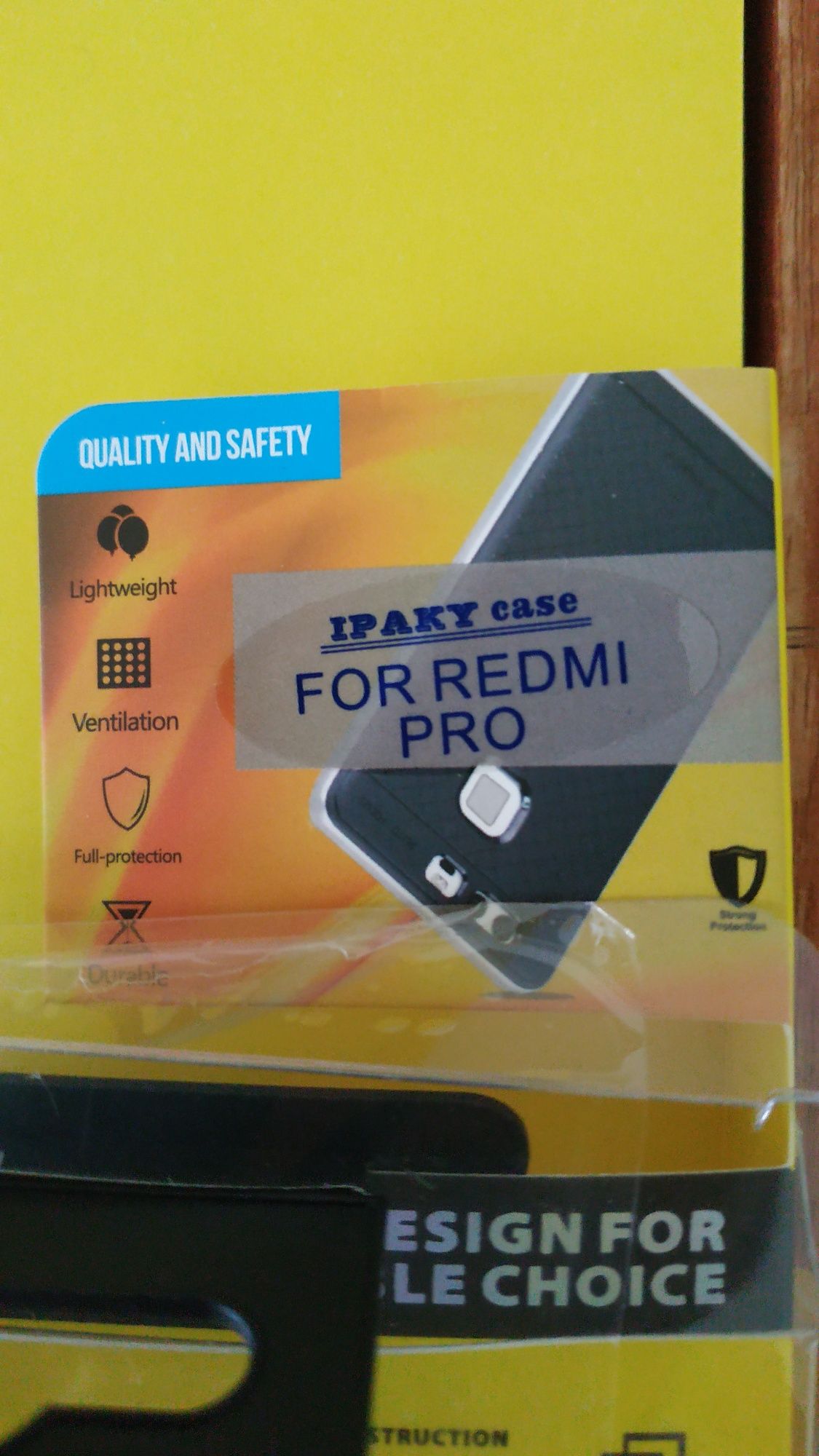 Capa protetora Xiaomi Redmi Pro + oferta