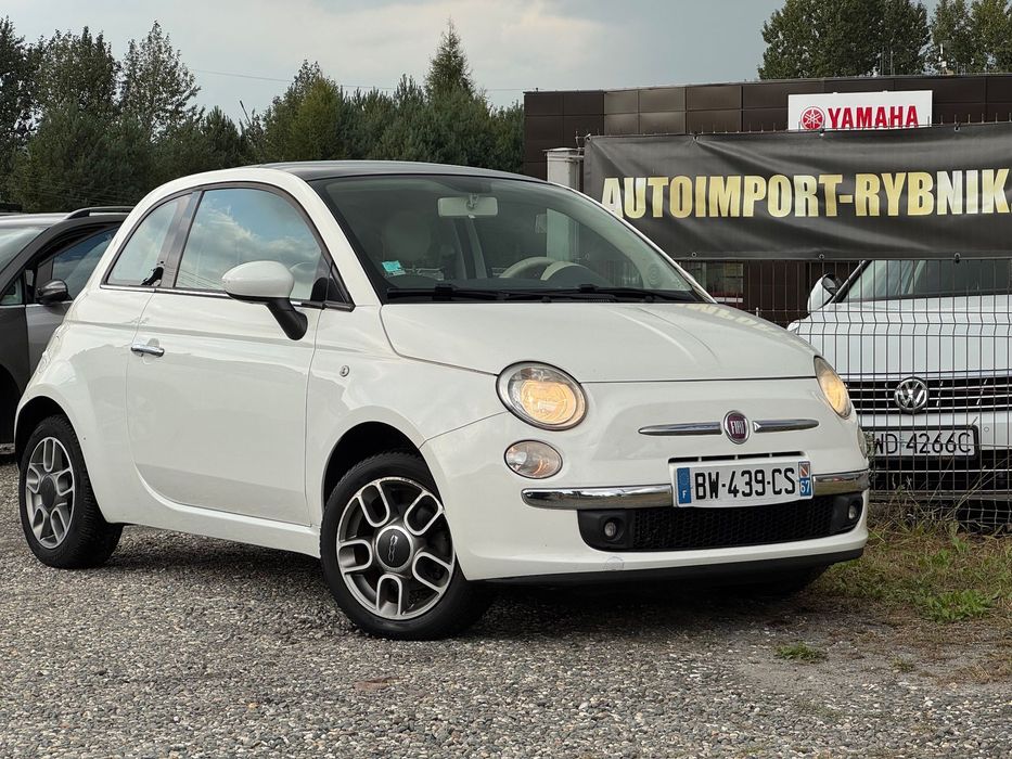 Fiat 500 Oryginalny mały przebieg 100% sprawny Panoramiczny dach Klimatyzacja