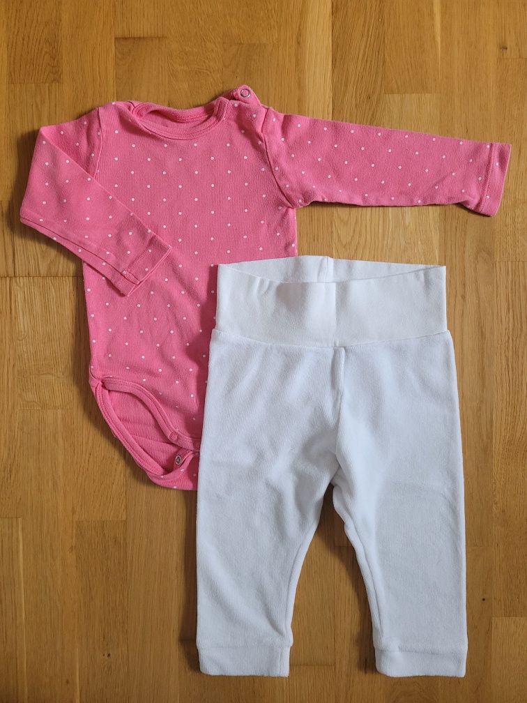 Komplecik dla dziewczynki H&M 80 stan bdb