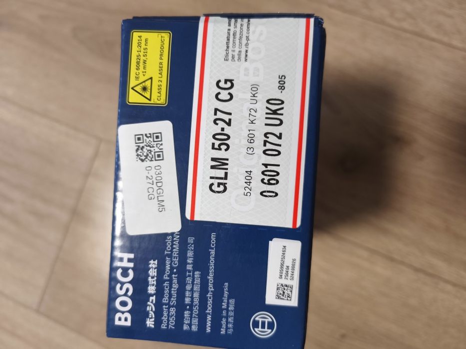 Рулетка лазерна BOSCH GLM50-27CG зелений промінь