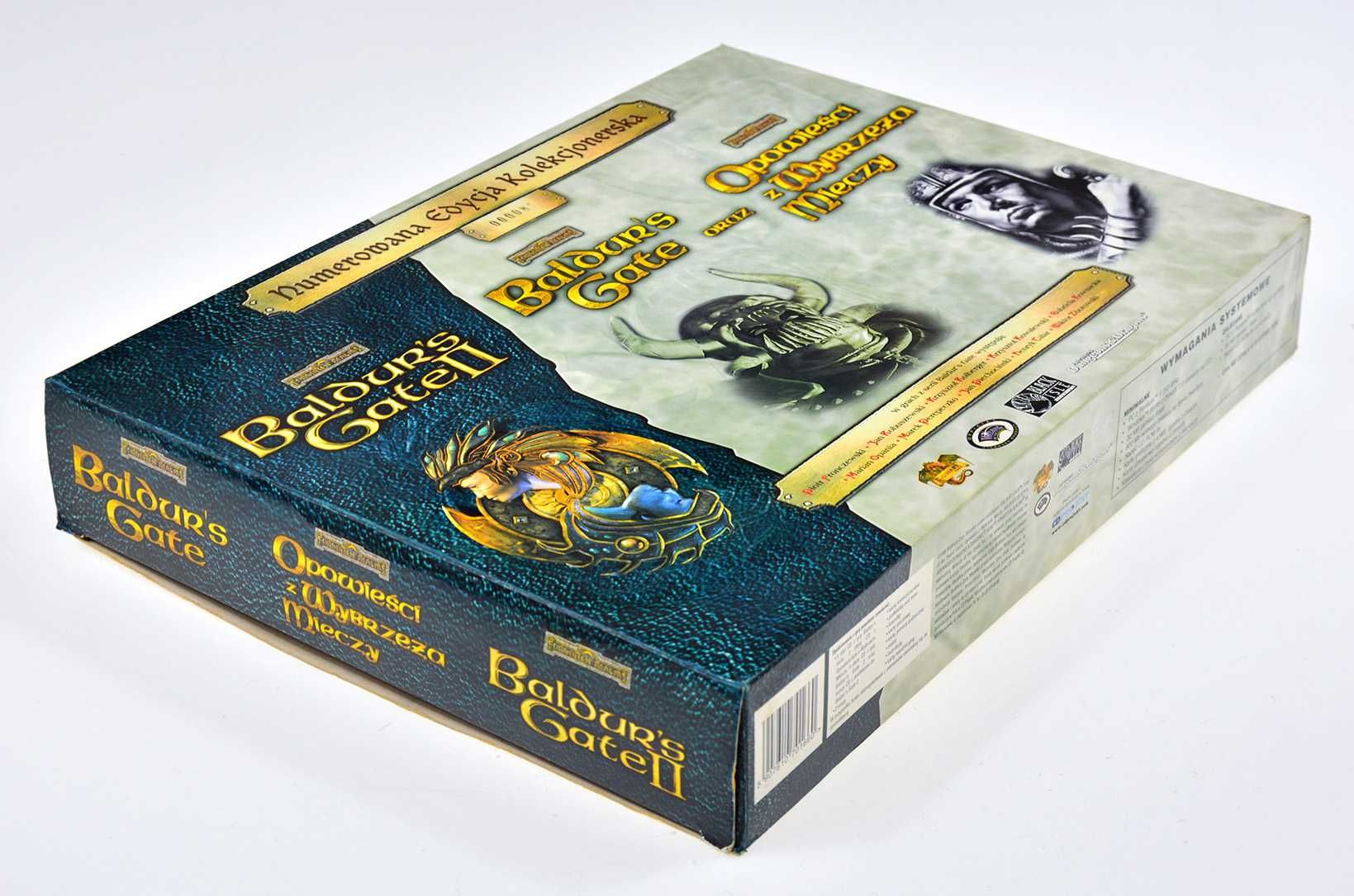 BALDUR'S GATE I & II - edycja kolekcjonerska - duży big box PL, 11 CD