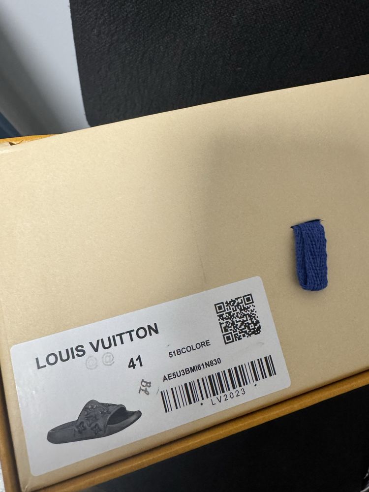 Louis Vuitton LV slide klapki laczki yeezy 41 meskie