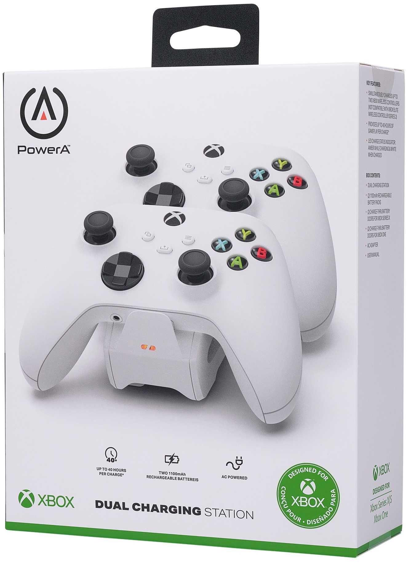 PowerA XS XO Ładowarka do padów DUO - biała Xbox