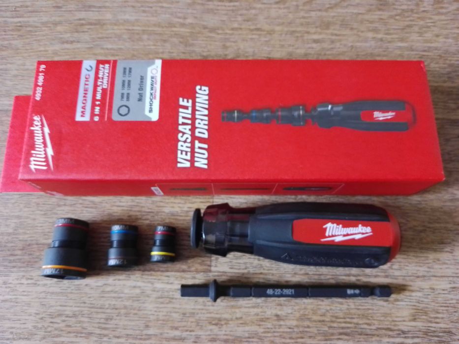 Ключ-викрутка магнітна ShW MILWAUKEE 6 в 1 Impact Multi-Nut Driver