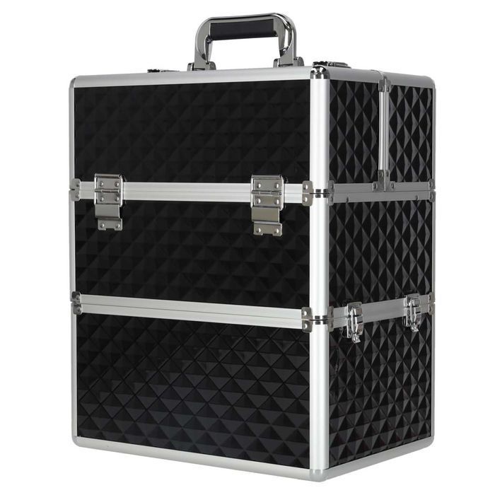 Kuferek Kosmetyczny XXL Duży Organizer Walizka na Kosmetyki Lakiery