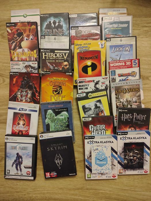 Moja kolekcja gier komputerowych PC