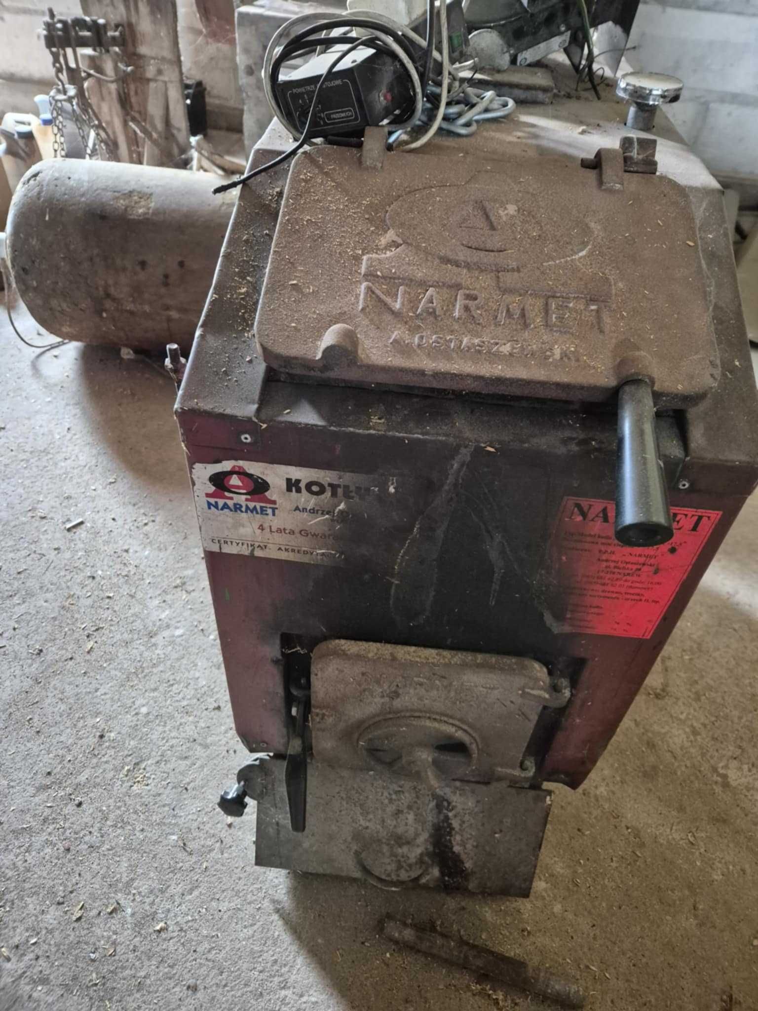 PIEC na drewno węgiel trociny 17,5 kW plus bojler