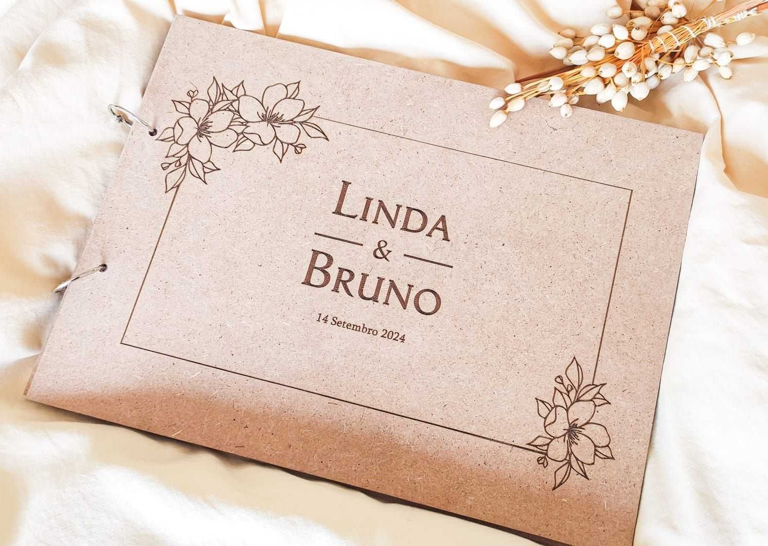 Livro de honra para casamento ou batizado
