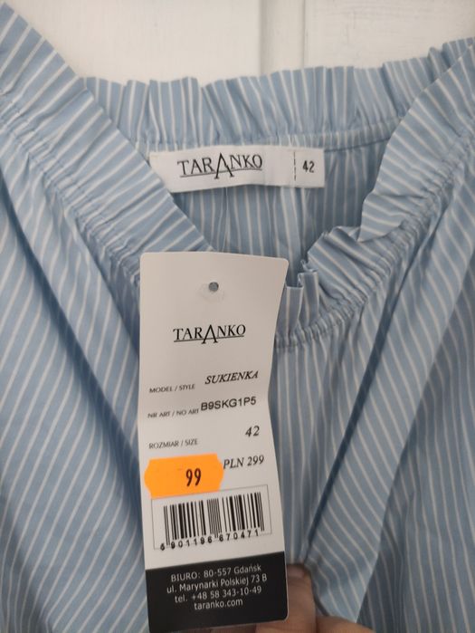 Nowa, letnia sukienka Taranko r. 42