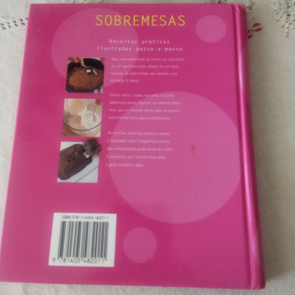 Livro de receitas de sobremesas