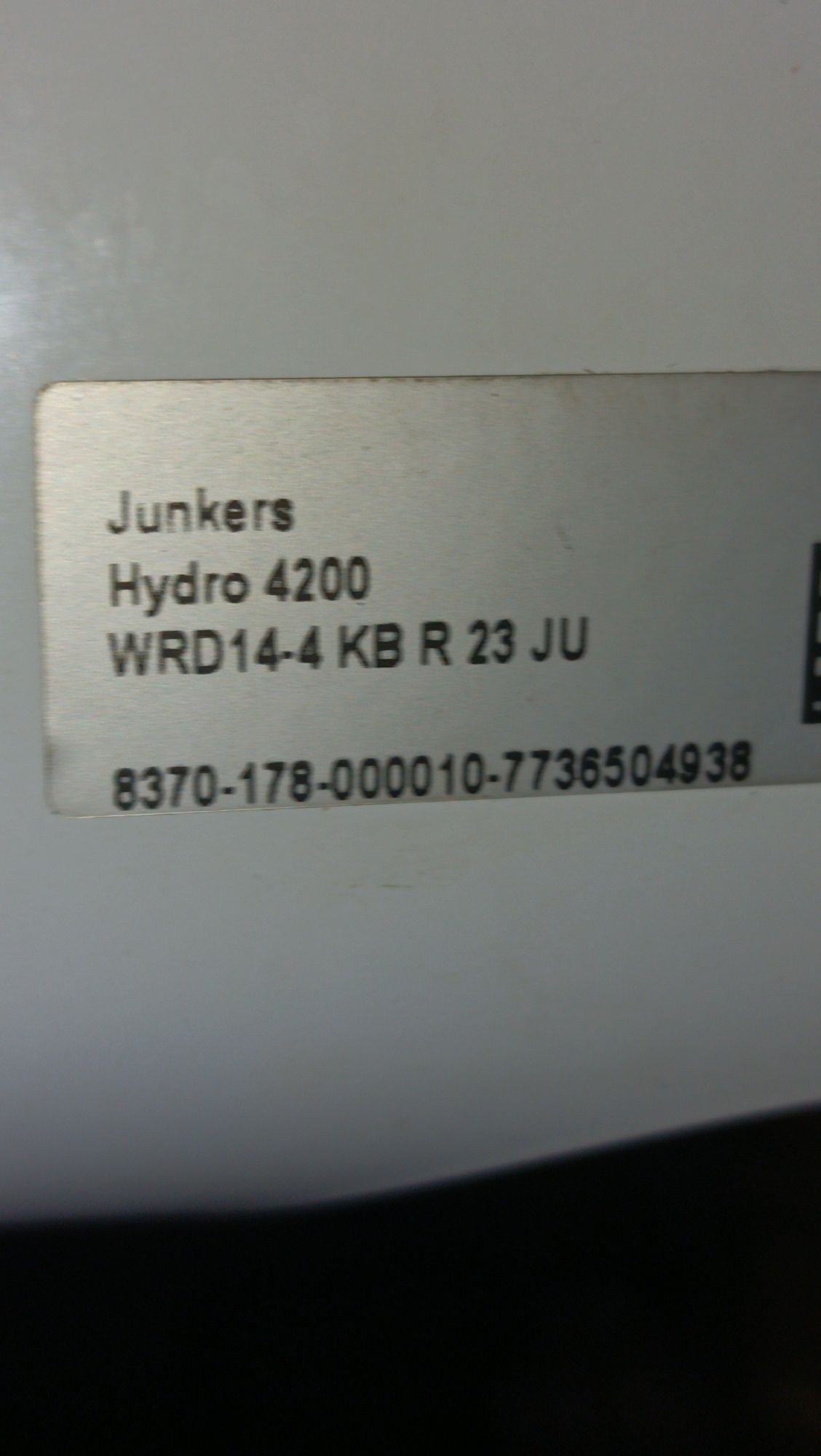 Junkers 4200 hydro 23,6 kw