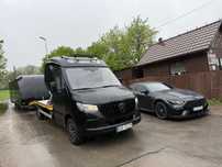Mercedes-Benz SPRINTER  2.2 CDI 160km Auto Laweta Najazd Juzjade Sypialnia Klima Navi Iveco 35