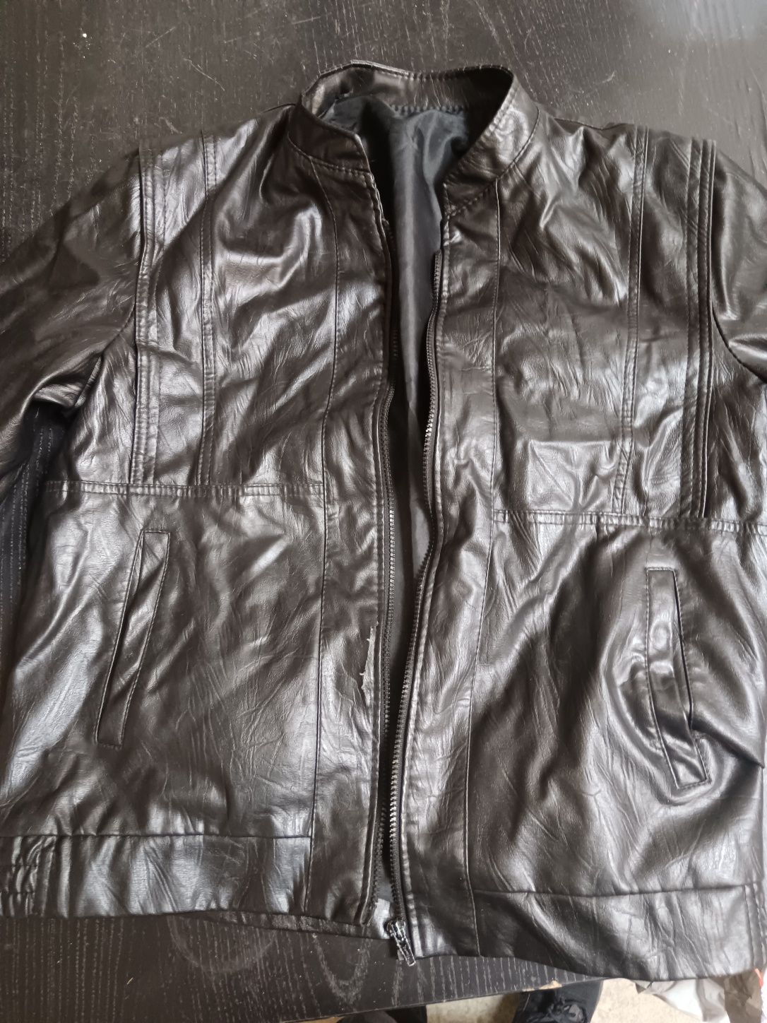 Leather jacket S