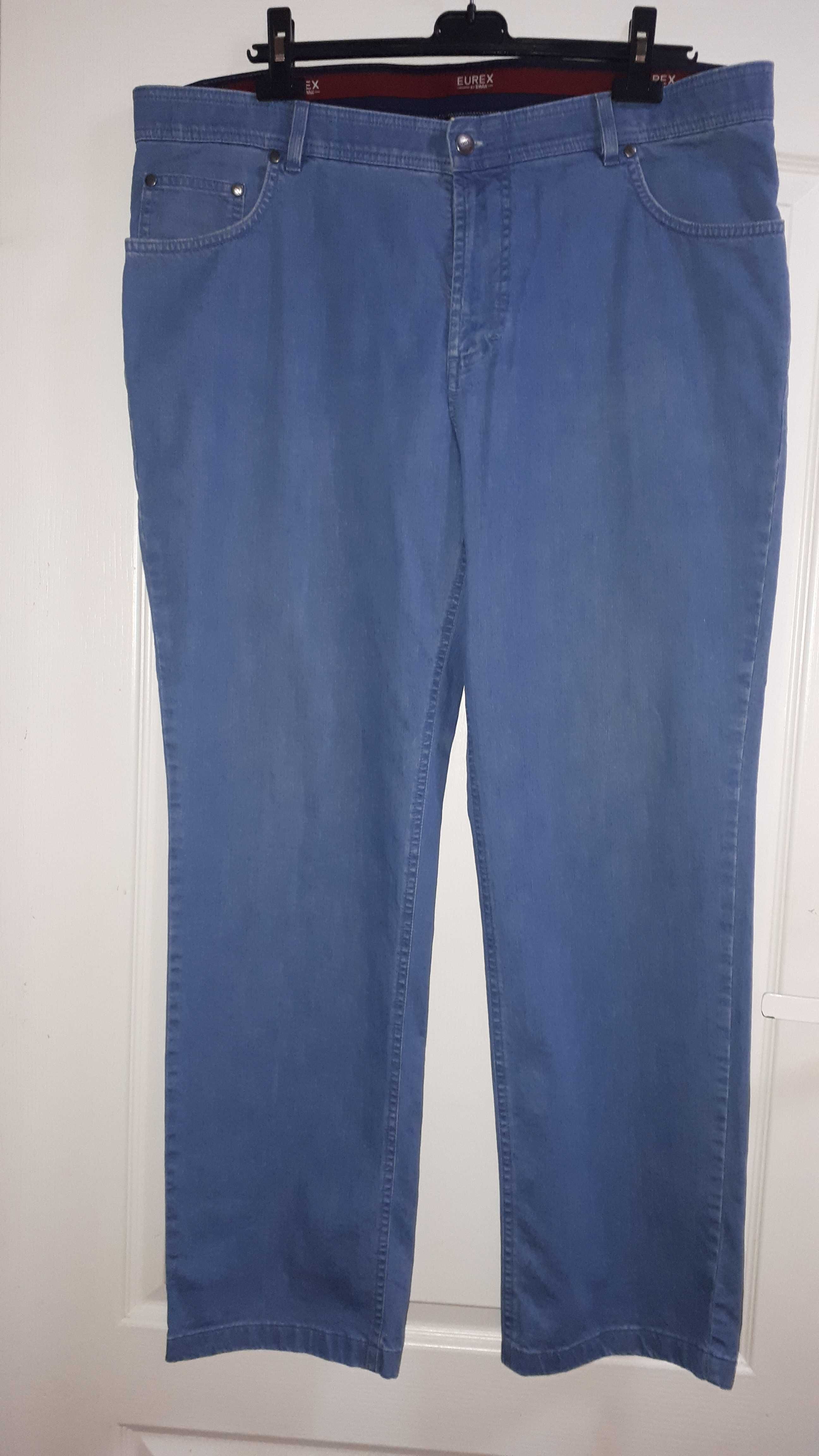 Spodnie męskie jeans duży rozmiar, pas 104