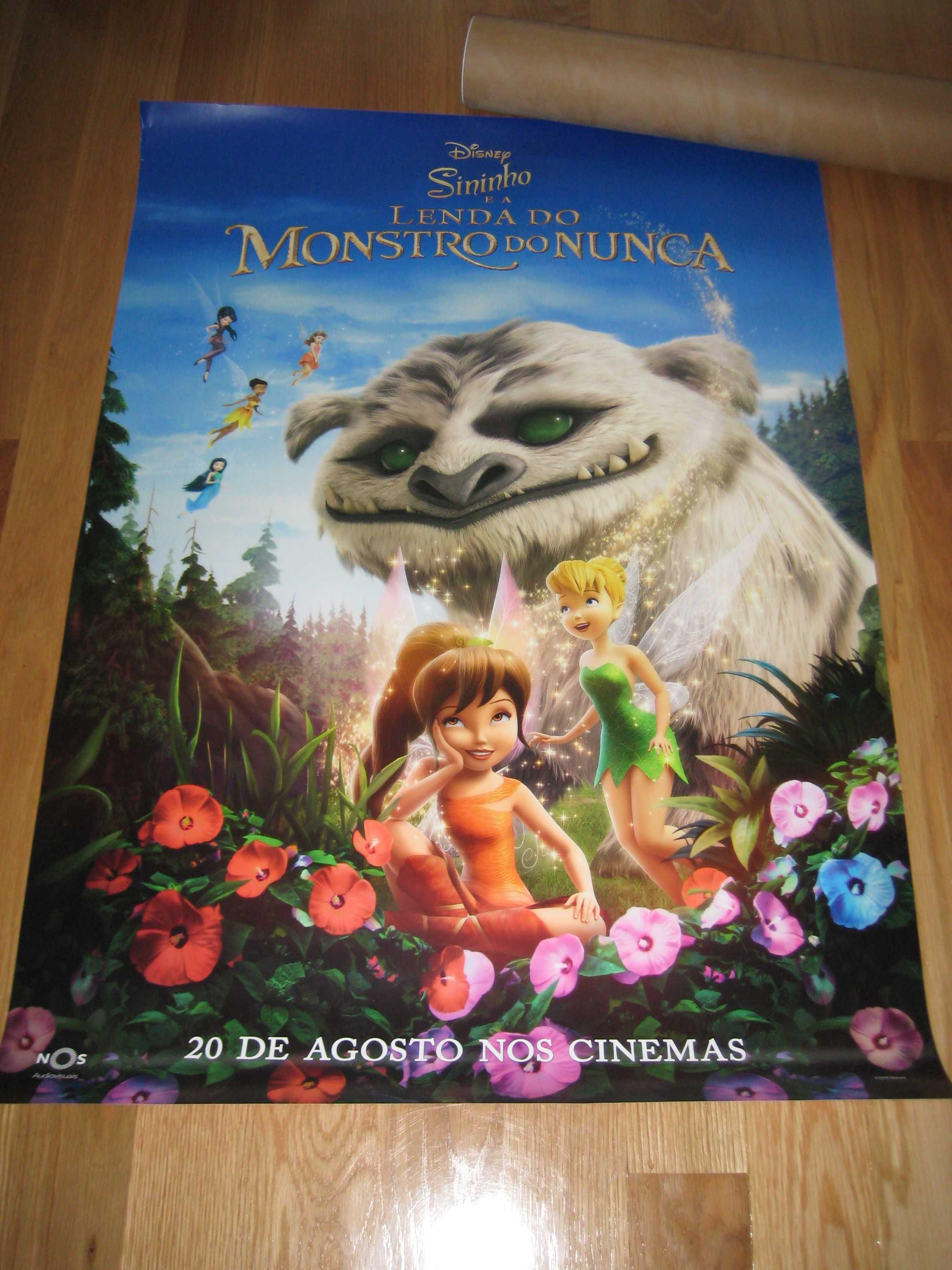 Poster original do filme Sininho e a Lenda do Monstro do Nunca