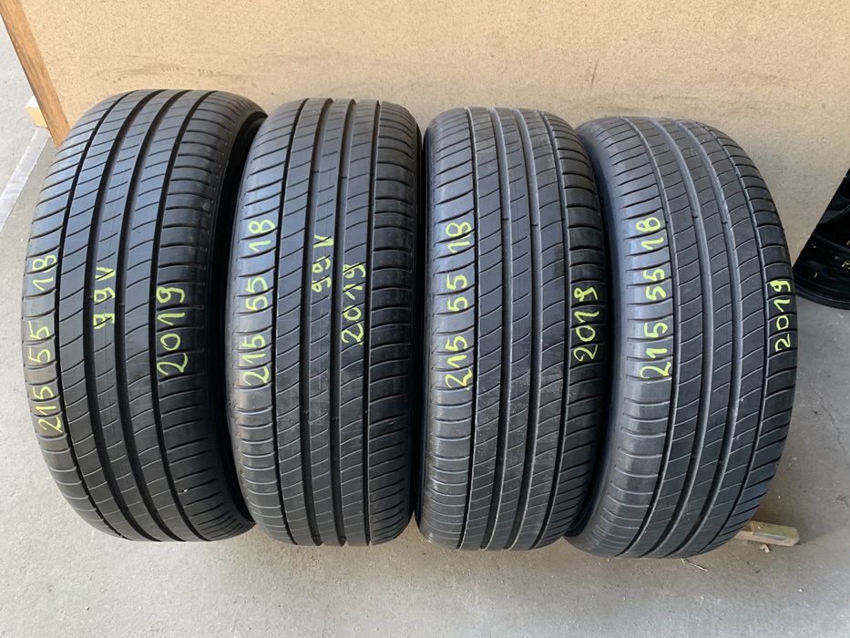 4 opony michelin primacy 3 215/55/18 jak nowe  2019r.